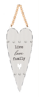 Corrugated FAMILY Heart (CLEARANCE)