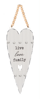 Corrugated FAMILY Heart