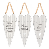 Corrugated FAMILY Heart