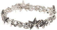 Crystal and Starfish Bracelet