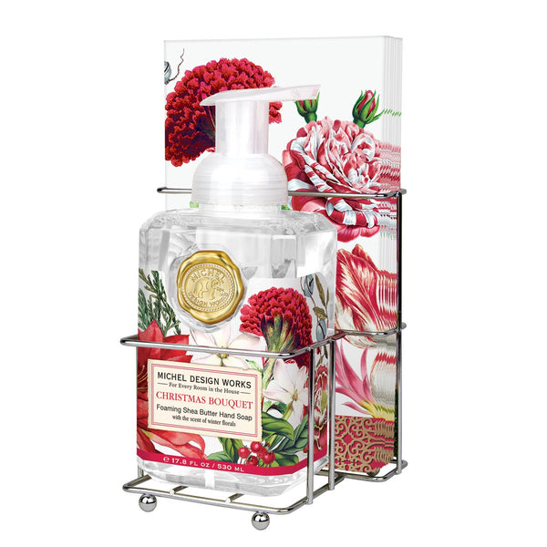 Christmas Bouquet Soap/Napkin Set (PROMOTION)