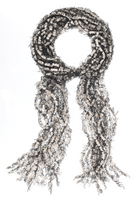 Two-tone Eyelash Scarf