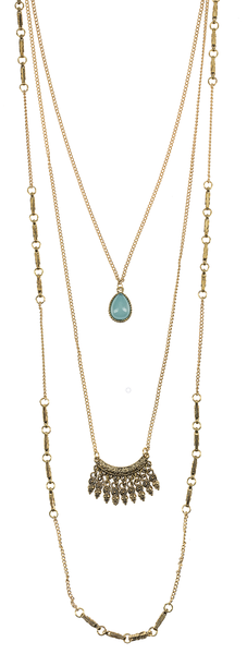 Triple Chain Necklace
