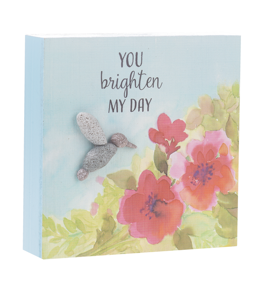 Mother's Day Pebble Art Box Sign