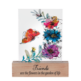 Floral Desk Plaque