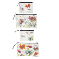 Modern Florals Zipper Bag (CLEARANCE)