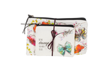 Modern Florals Zipper Bag (CLEARANCE)