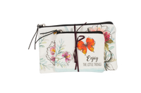 Modern Florals Zipper Bag