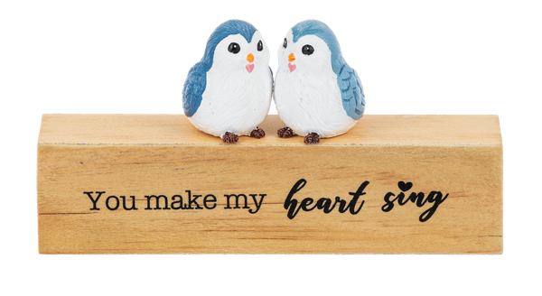 Tweetheart Lovebird Shelfsitter (CLEARANCE)