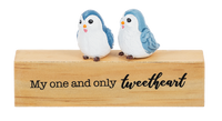 Tweetheart Lovebird Shelfsitter (CLEARANCE)