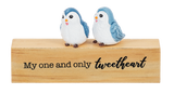 Tweetheart Lovebird Shelfsitter (CLEARANCE)