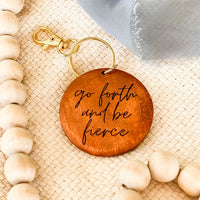 GO FORTH Wooden Keychain (CLEARANCE)